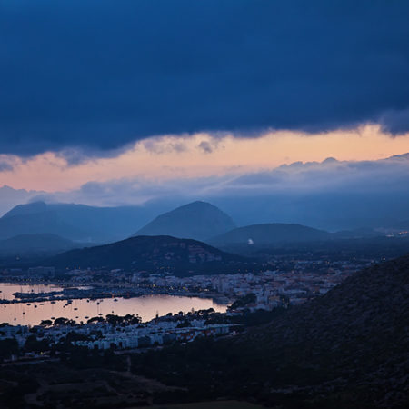 Mallorca, Port de Pollenca, Abendstimmung, Hafen, Berge, melanie brunzel, foto-graefin,